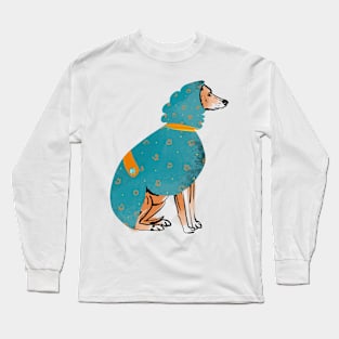 Dog in Popons Long Sleeve T-Shirt